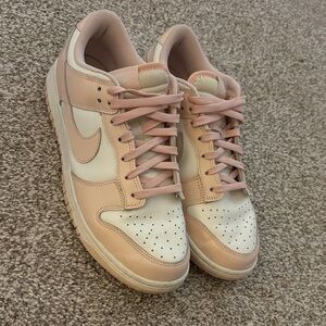 Nike Women's Blush and Cream Sneakers